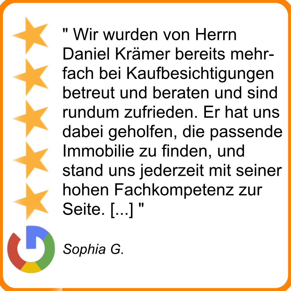 Daniel Krämer Bauberatung - Bewertung bei Google